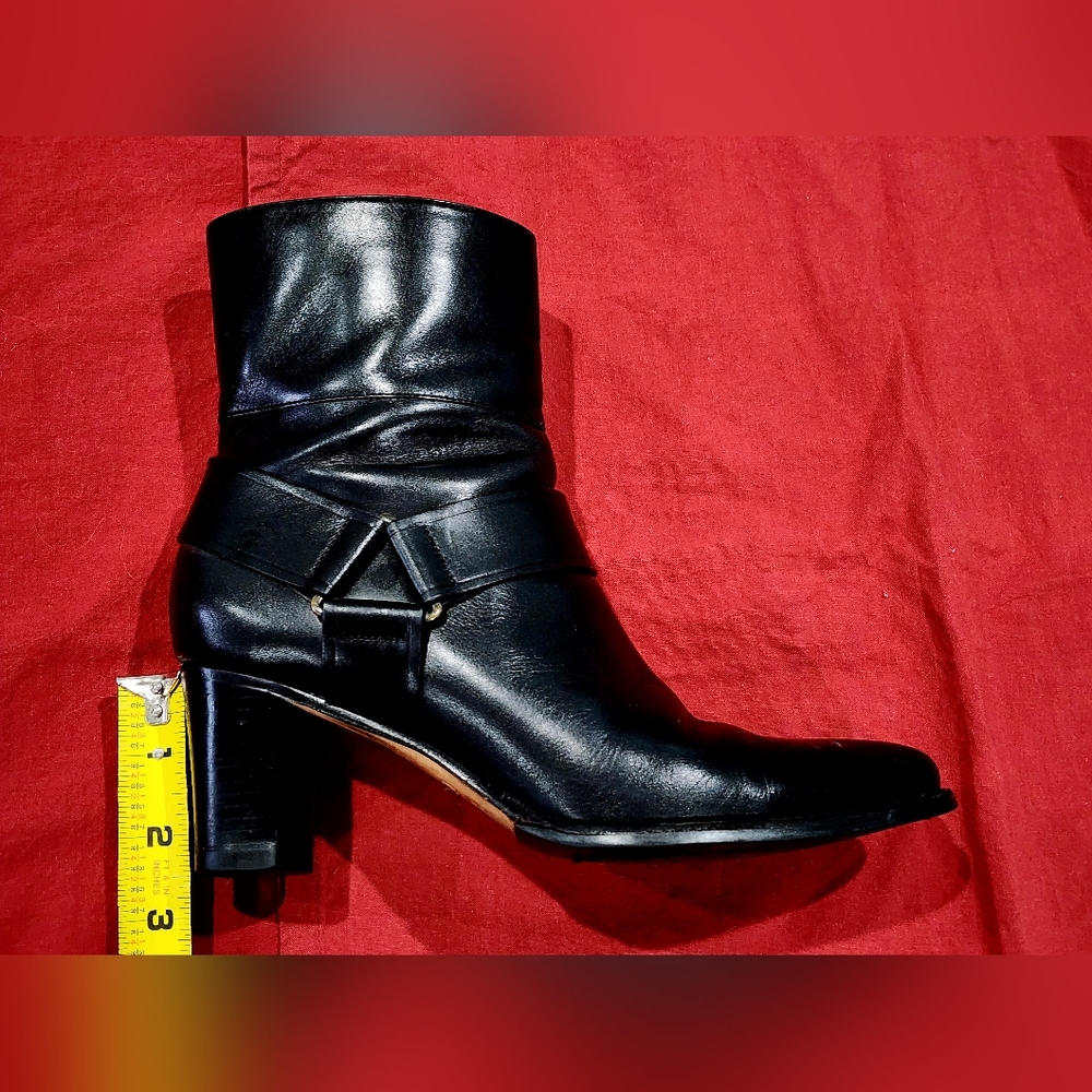 COLE HAAN | Leather Ankle Boots with Nike Air Comfort | Size 6.5 B - Picture 8 of 11